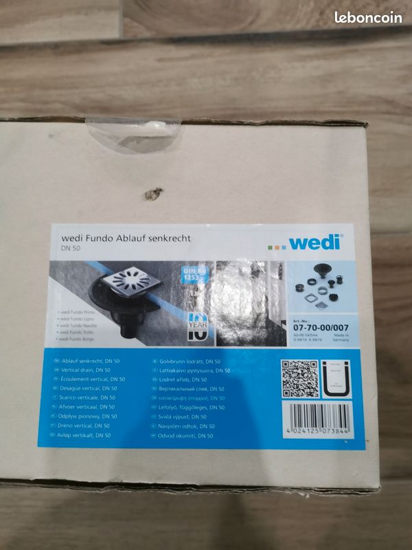 Siphon de douche wedi (image 2)