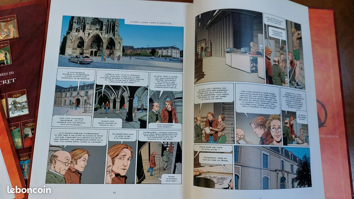Lot BD Le Triangle Secret collection Glénat (image 4)