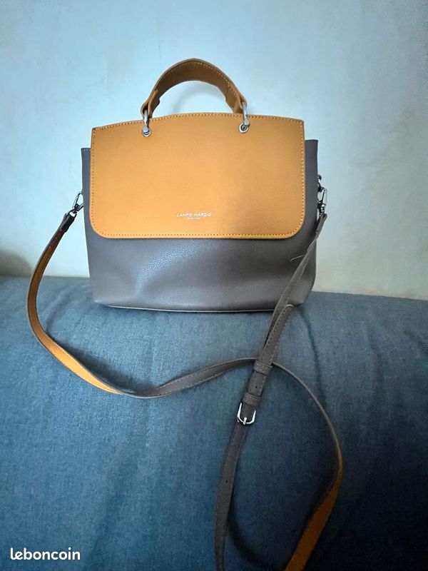 Sac Campo Marzio Roma,couleurs jaune ocre et marron clair