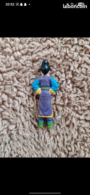 Figurine Chichi 5,5cm Dragon Ball Z DBZ Bandai Toys BS STA 1989 figure AB rare Chi-Chi (image 2)