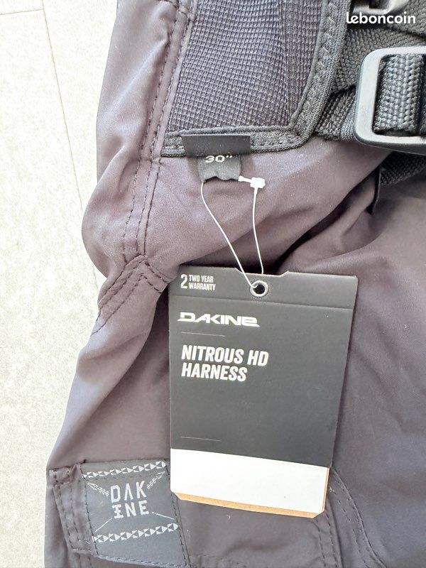 Harnais Short Dakine Nitrous HD Neuf - complet avec barre (image 2)