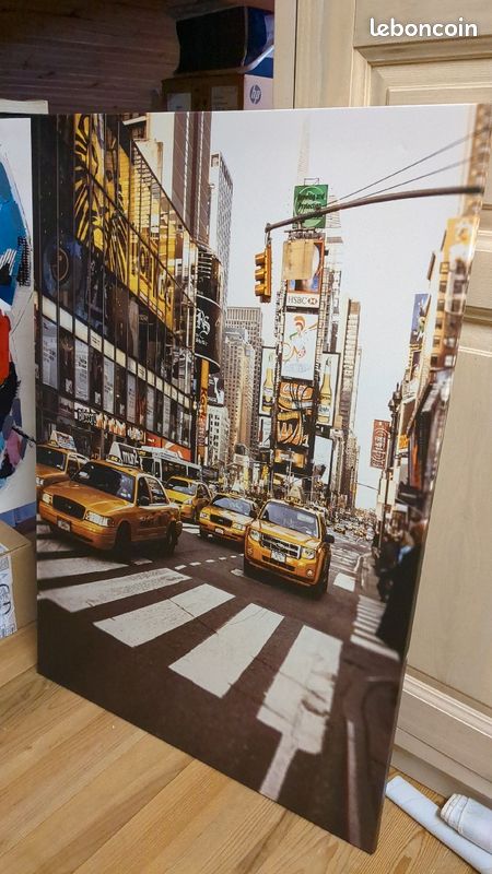 Tableau toile tendue taxis New York (image 2)