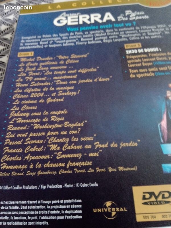 DVD de Laurent Gerra (image 2)