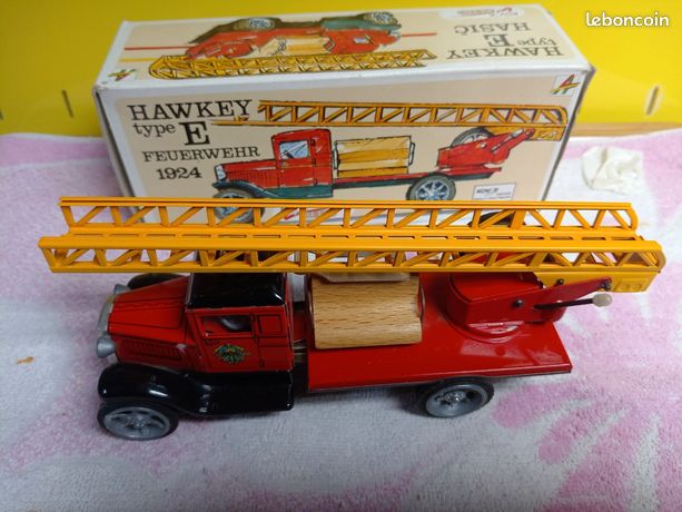 Jouet en fonte « Camion de pompier » Hubley années 1920 - France