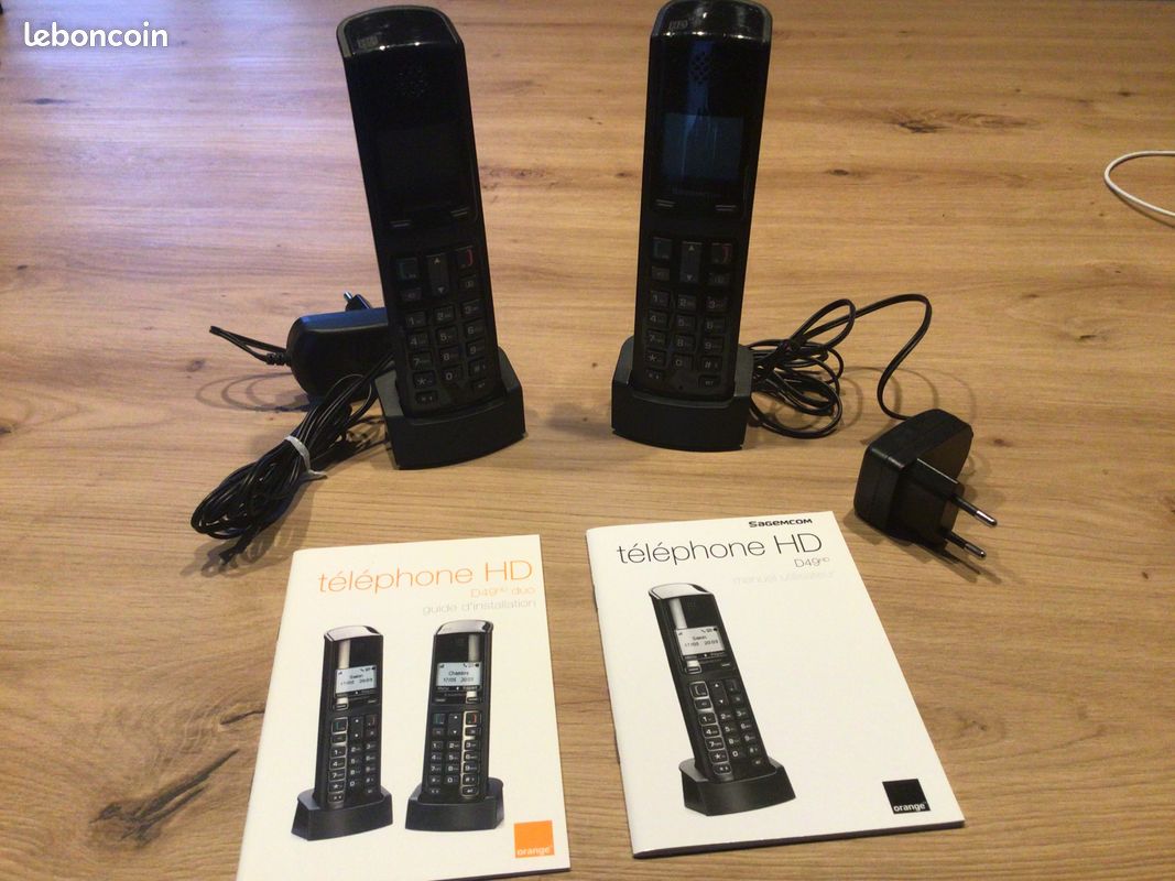 Téléphone double combiné Duo D49 (image 1)
