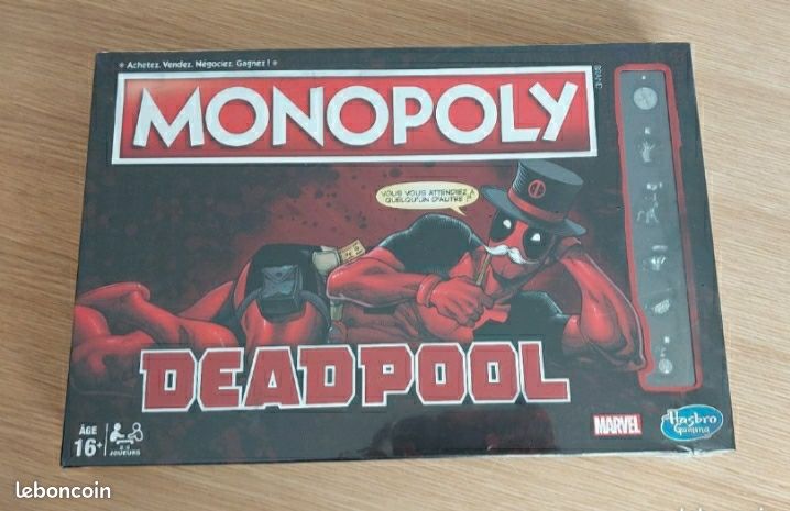 Jeu NEUF Monopoly edition Deadpool Marvel version française (image 1)