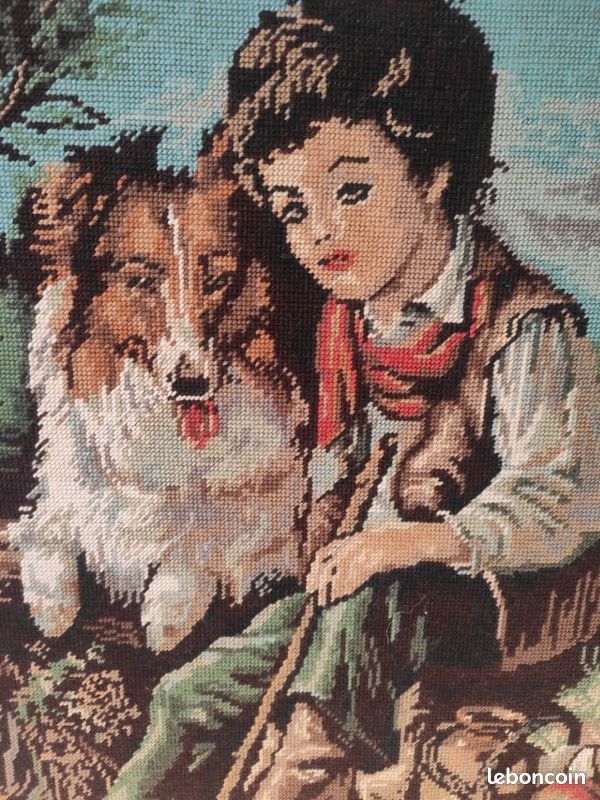 Canevas "l'ami fidele", vintage (image 4)