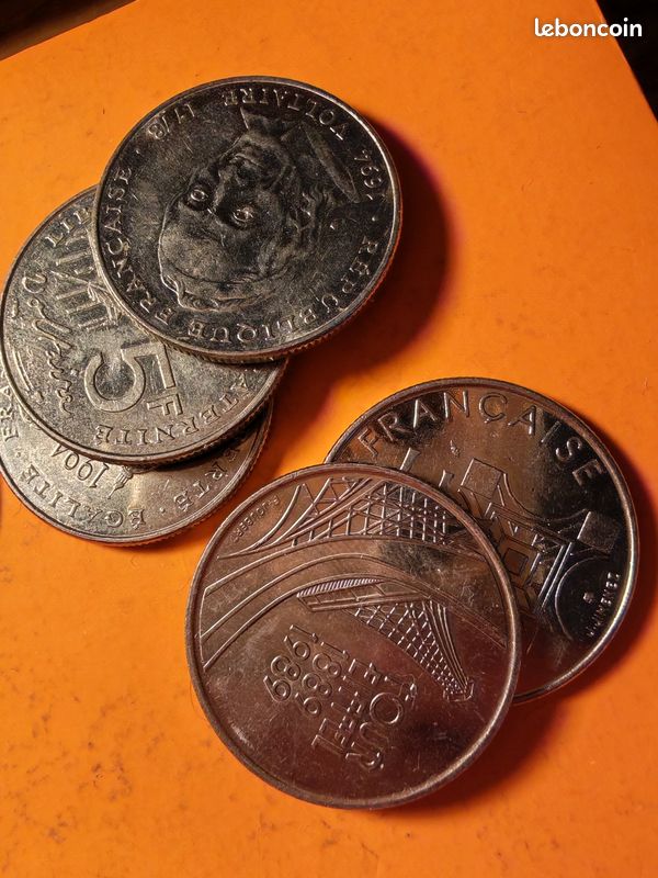 Lot de 25 pièces de 5 francs – Semeuse et commémoratives (image 5)