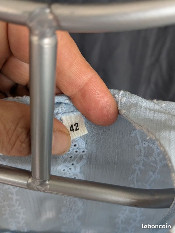 Blouse chemisier dentelle NAF NAF (image 8)