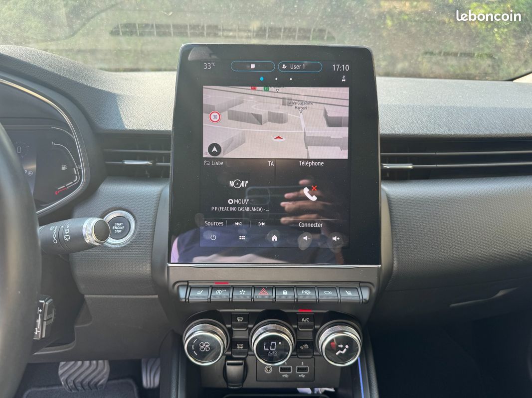 RENAULT CLIO V 1.3 TCe 130ch EDC Intens Edition One - CarPlay - Caméra 360° - Bose - Virtual Cokcpit (image 18)