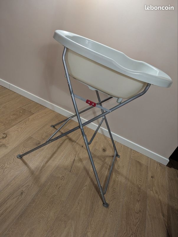Baignoire sur pieds Aubert + transat bain + thermomètre (image 2)