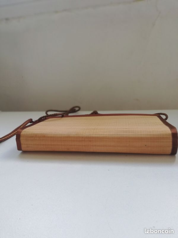Sac en paille tressée original avec fermeture éclair (RMP à Paris) (image 4)