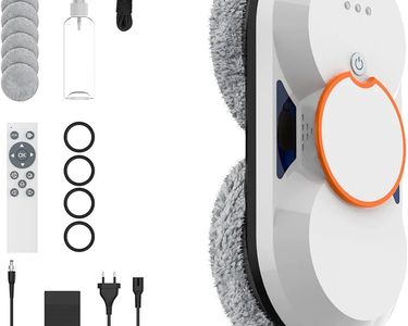 Orabuth Robot Laveur de Vitre avec Détection Intelligente des Bords, 5600Pa Lave-Vitre Automatique à 3 Modes & Télécommande, Robot Nettoyeur Vitre Sécurisé avec 10 Chiffons pour Surfaces Lisses Orabuth Robot Laveur de Vitre avec Détection Intelligente des Bords, 5600Pa Lave-Vitre Automatique à 3 Modes & Télécommande, Robot Nettoyeur Vitre Sécurisé avec 10 Chiffons pour Surfaces Lisses
