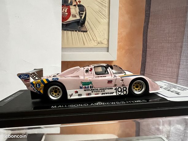 NO SPARK Tiga GC 288 #106 24 Heures du Mans 1989 1/43 GCAM Edition