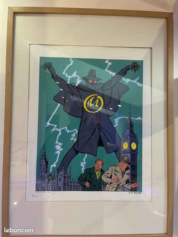 JACOBS - «Blake et Mortimer» - Tirage ... | Arts graphiques : enchères