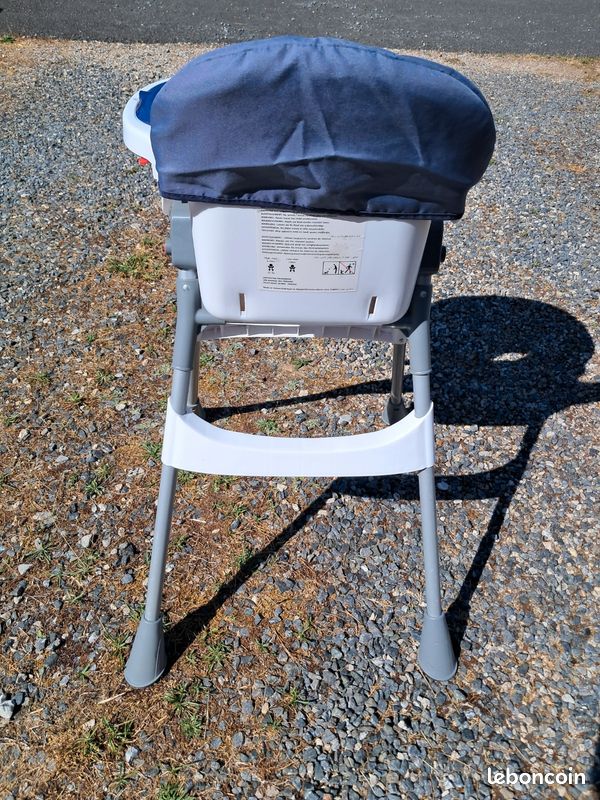 Chaise haute Orchestra Premaman Basic. Housse bleue (image 2)