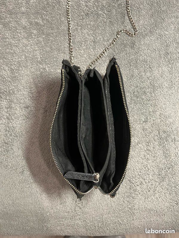 Sac à main Zara - noir avec bandoulière (image 4)