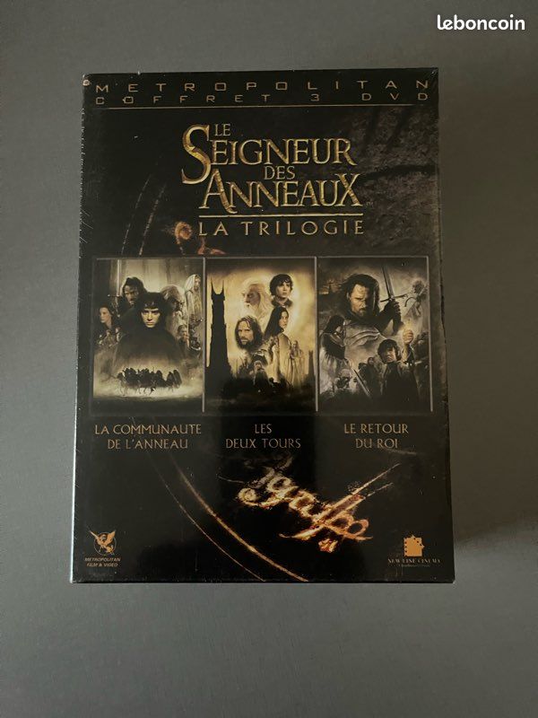 3 DVD le seigneur des anneaux la trilogie neufs (image 1)