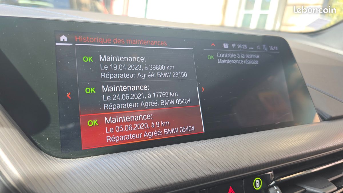 BMW SERIE 1 F40 M-Sport 118i 140ch DKG7 - Suivi 100% BMW - Full option (image 13)