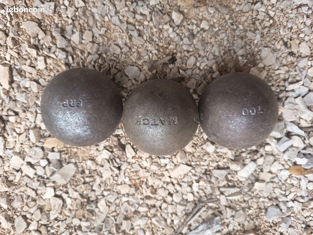 Triplette boule de pétanque matchi it lisse (image 1)