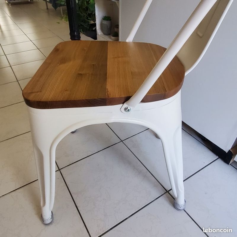 Chaise métal et bois (1) (image 5)