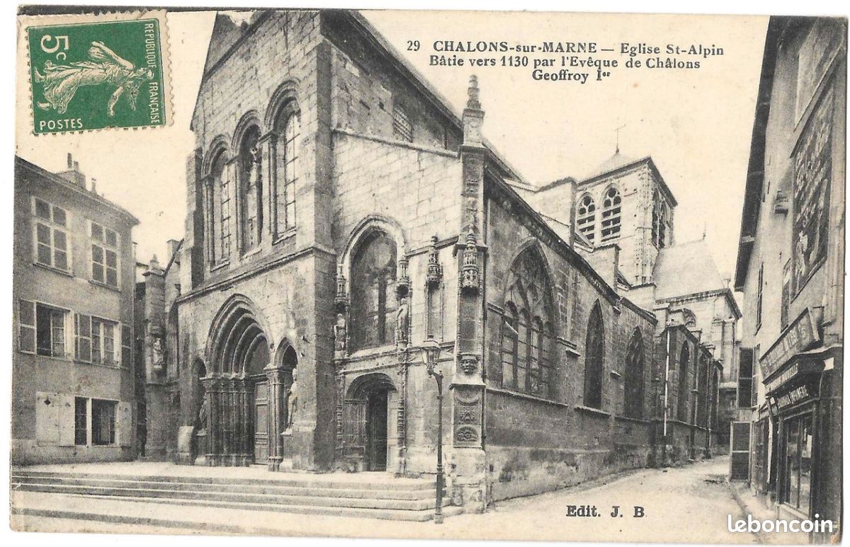 Lot de 136 cartes postales anciennes, theme : eglises, cathedrales, abbayes ... (image 8)