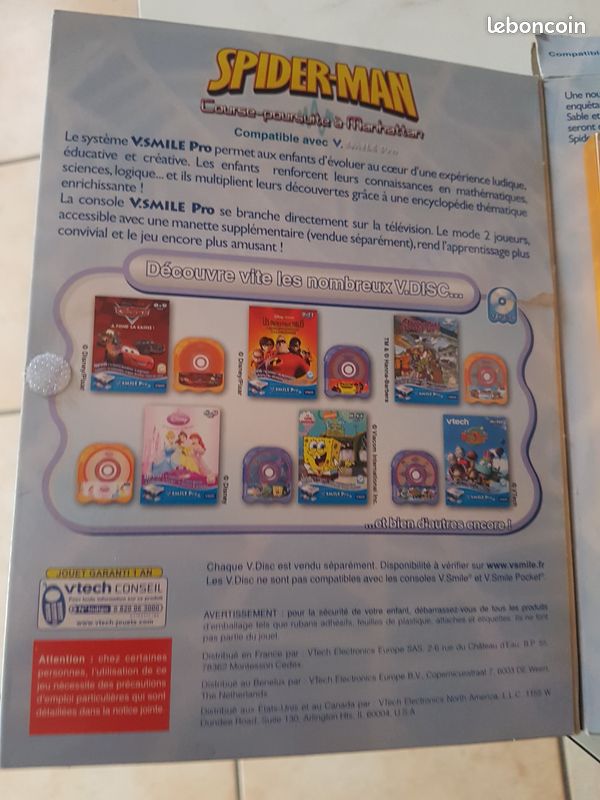 Jeu Spiderman pour console V smile Pro (image 2)