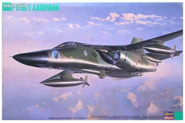 Hasegawa - F-111D/F Aardvark - 1/72 (image 1)