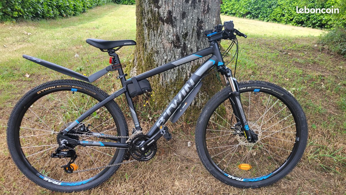 Vélo Vtt Btwin 520 Bleu Vélo Btwin Rockrider 520 Blue Vtt