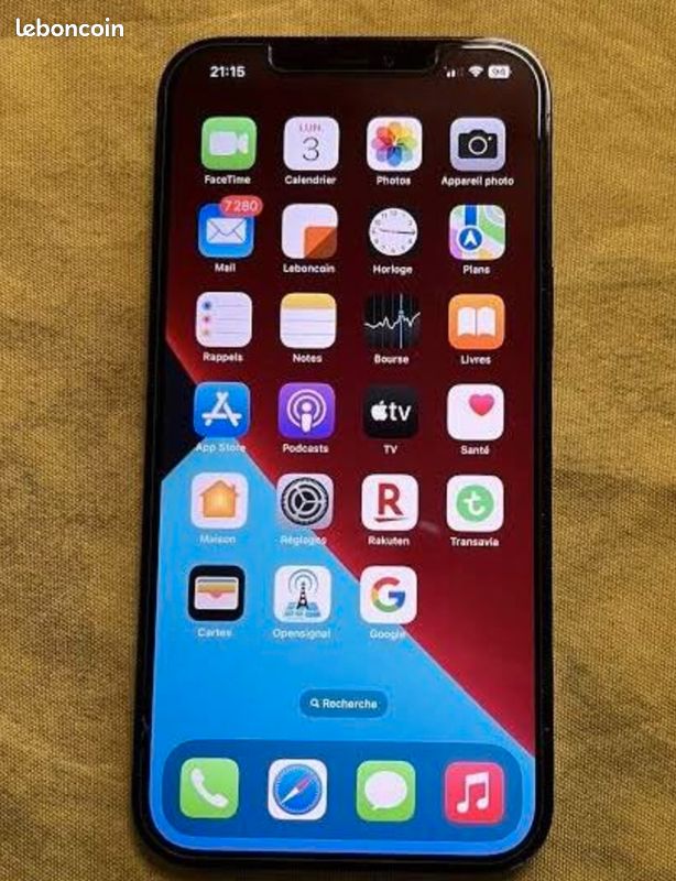 IPhone 12 pro max avec accessoires et facture (image 1)