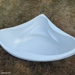 Baignoire d'angle résine polyester (image 1)