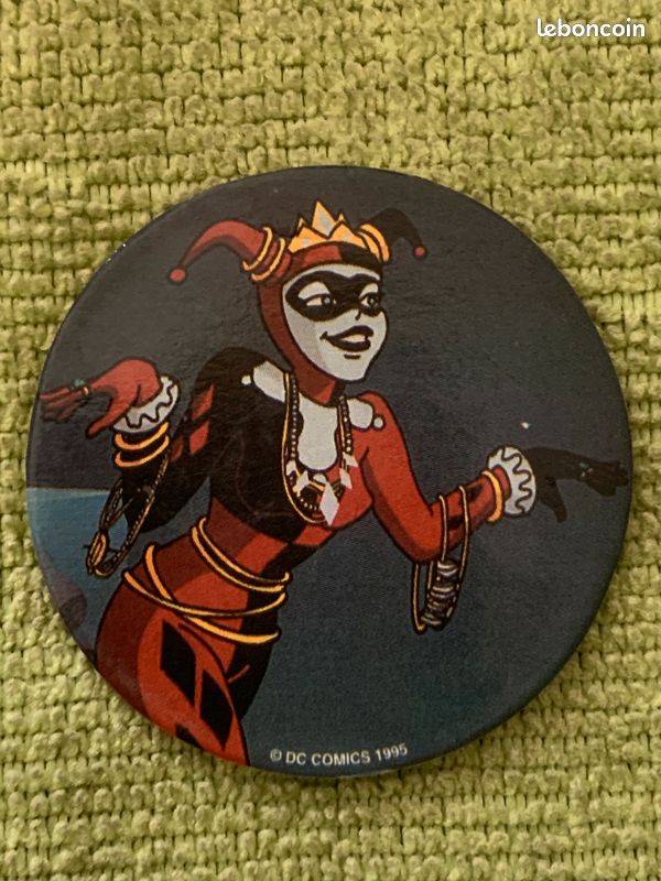 Pog BATMAN 91 DC COMICS 1995 Pogs Kini Kinis Slammers Caps Tazos Retro