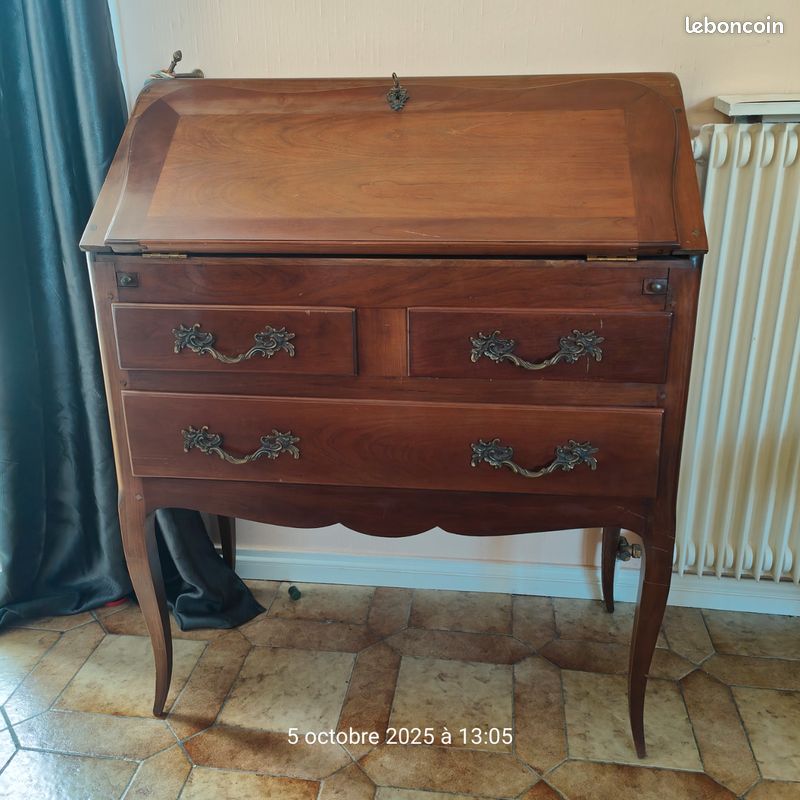 Secrétaire à pente style Louis XV 18ème (image 1)