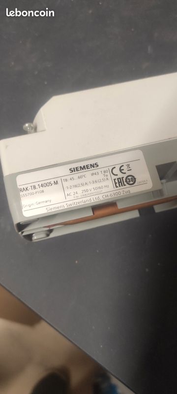 Thermostat de sécurité réglage intérieur réarmement intérieur spécial plancher chauffant RAK-TB.1400S-M / réf. S55700-P108 (image 2)