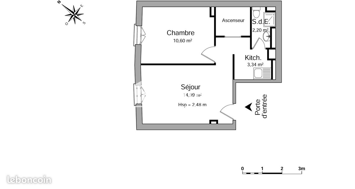 Appartement 2 pièces 32 m² · à Avignon · 32 m² · 575 €