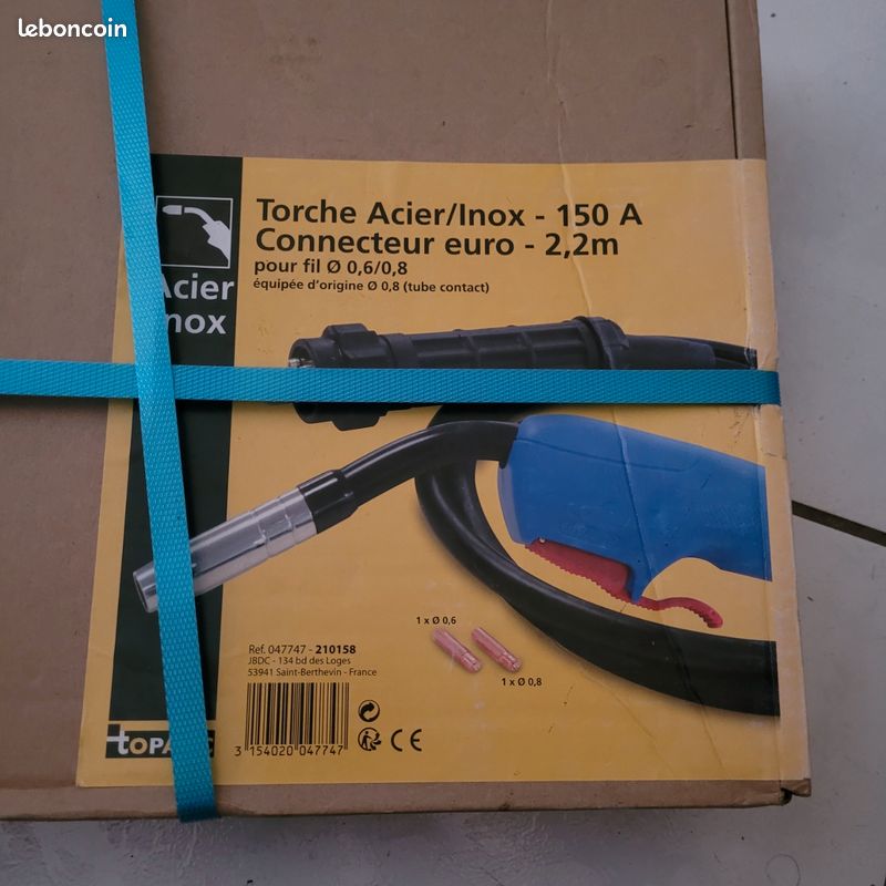 Destockage Torche MIG/MAG 150 A pour poste à souder neuf (image 4)