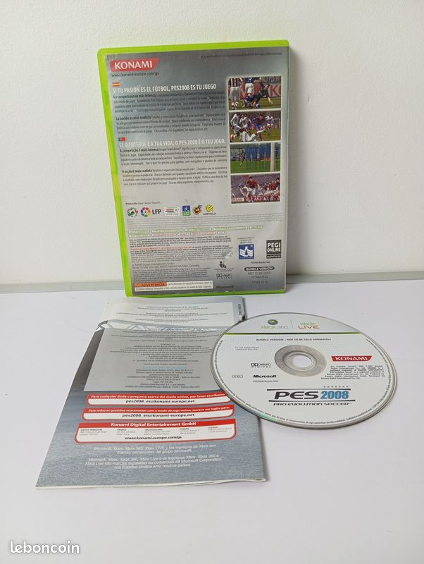 Lot De 5 Jeux Xbox 360 : FIFA 11, 12, 15 Et PES 6, 2008 - État Correct - Idéal Pour Collectionneurs
