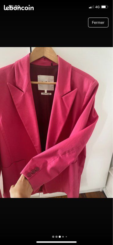 Blazer fushia ba&sh (image 3)