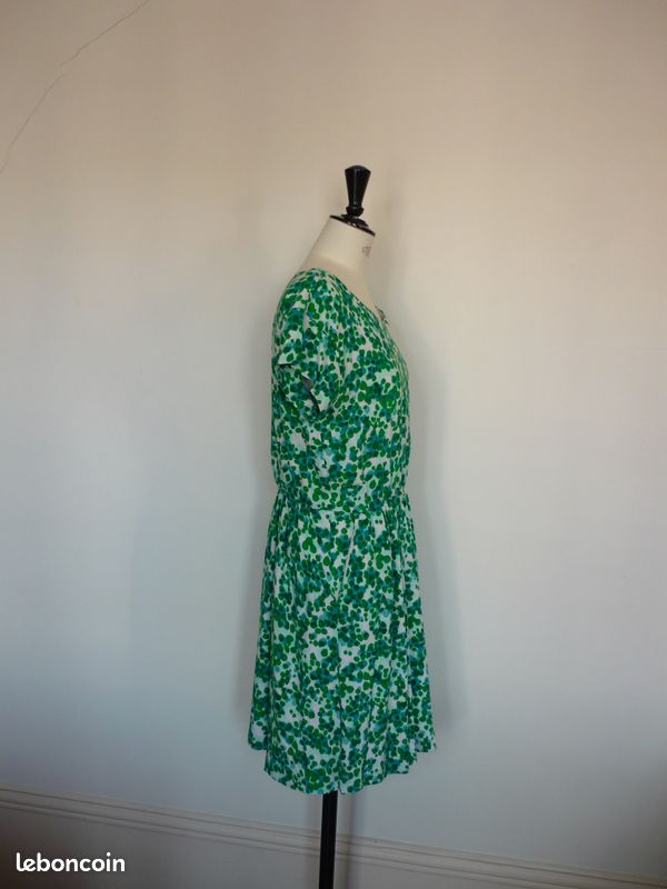 GAP - Robe verte 38, TBE (image 5)