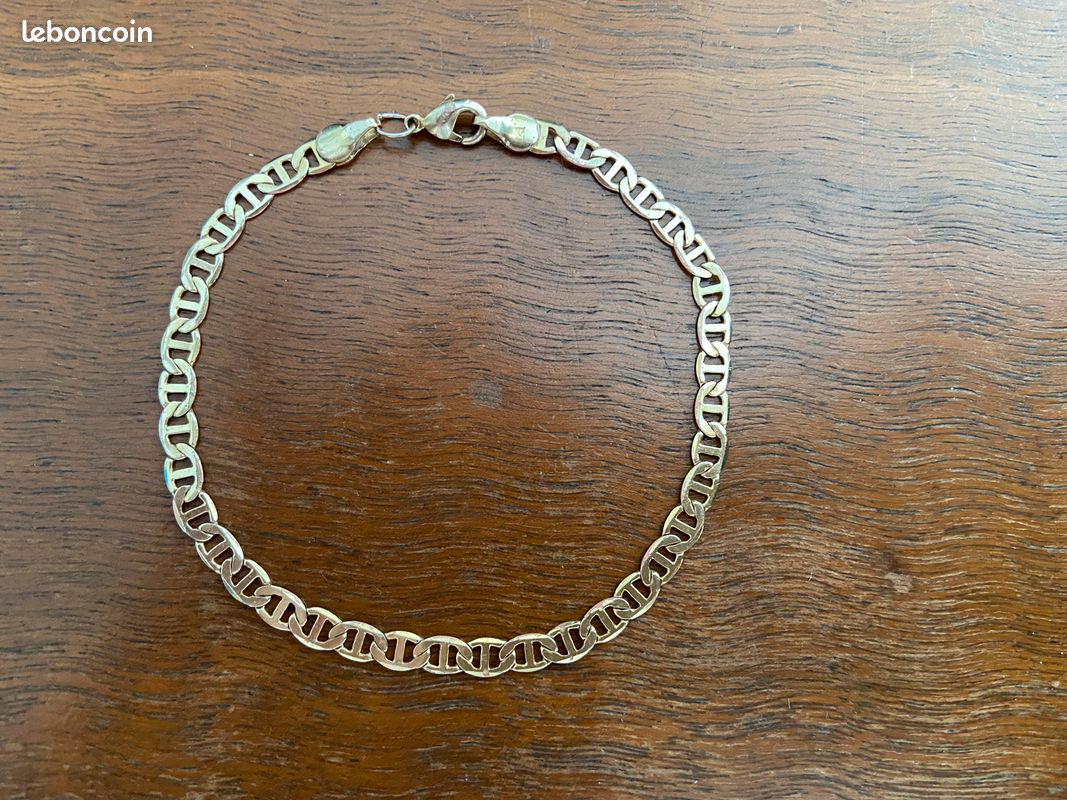 Bracelet Ancien Plaqué Or Vintage - Occasion - Sans Marque - Style Rétro