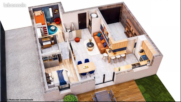 Maison 4 pièces 57 m²