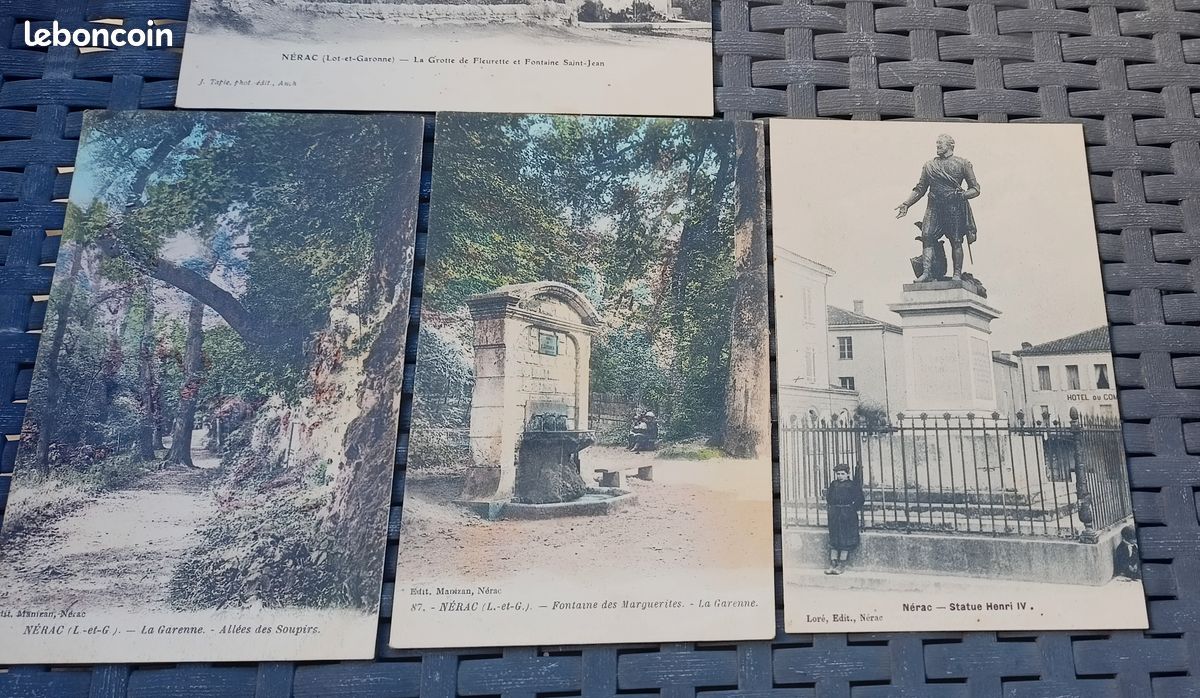Cartes postales anciennes Nérac ( 47 )+ Poudenas,Sos,Mezin, Lavardac ( 21 cartes (image 7)