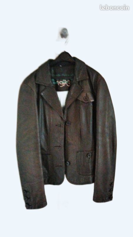Blouson cuir femme (image 1)