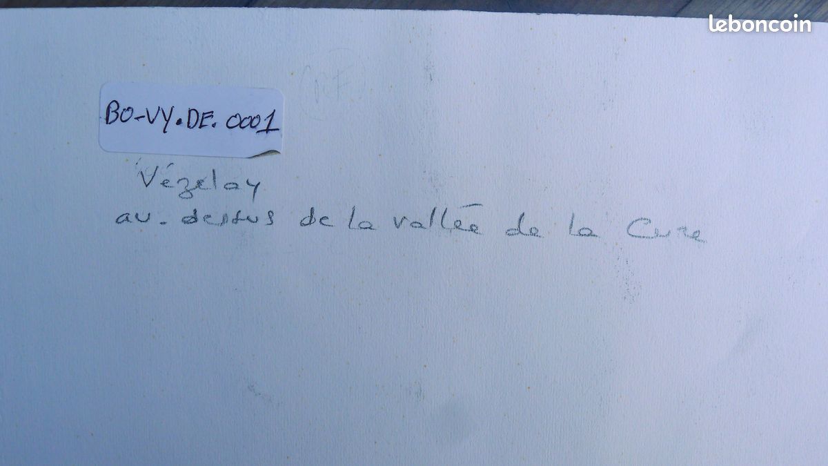 Dessin original à la pierre noire par Jean Villette (1913-2005) (image 6)