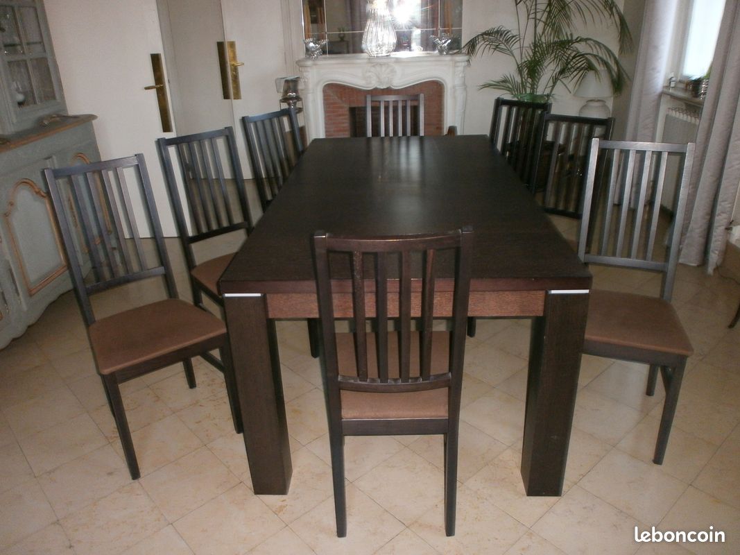 Table + 8 chaises (image 1)