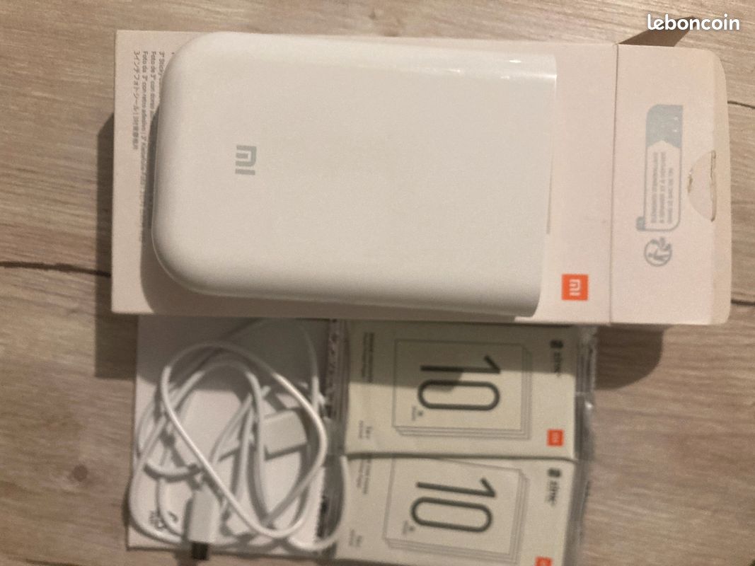 Imprimante XIAOMI Mi Portable + 20 feuilles de papier photo (image 1)