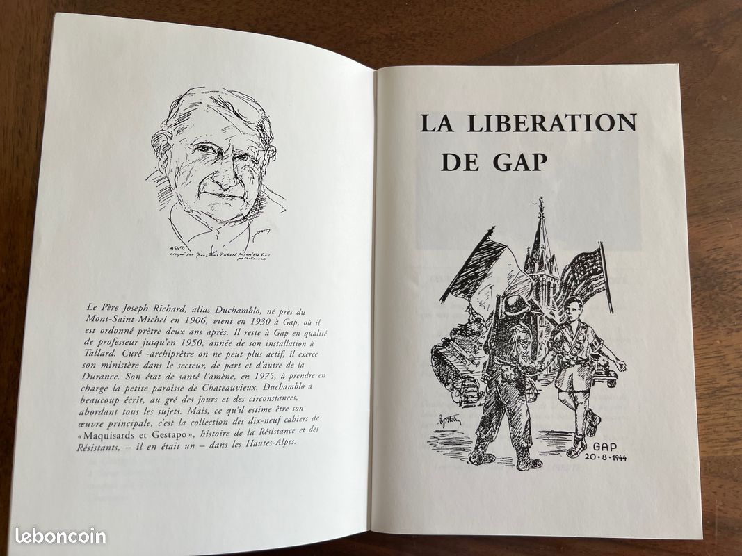 LA LIBÉRATION de GAP le 20 Août 1944. Richard DUCHAMBLO (image 2)
