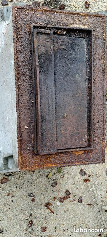 Avaloir de cheminée béton et sa trappe (image 3)