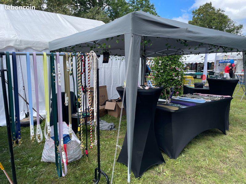 Tonnelle 3M/3M + lot de 2 tables hautes (image 2)