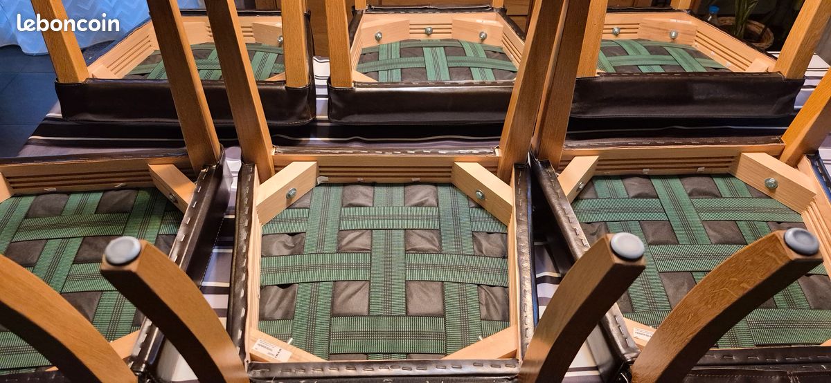 6 chaises cuir IKEA - HENRIKSDAL (image 4)